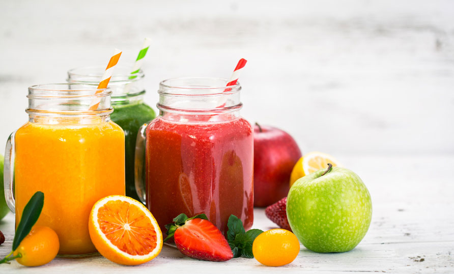 Verschiedene Smoothies