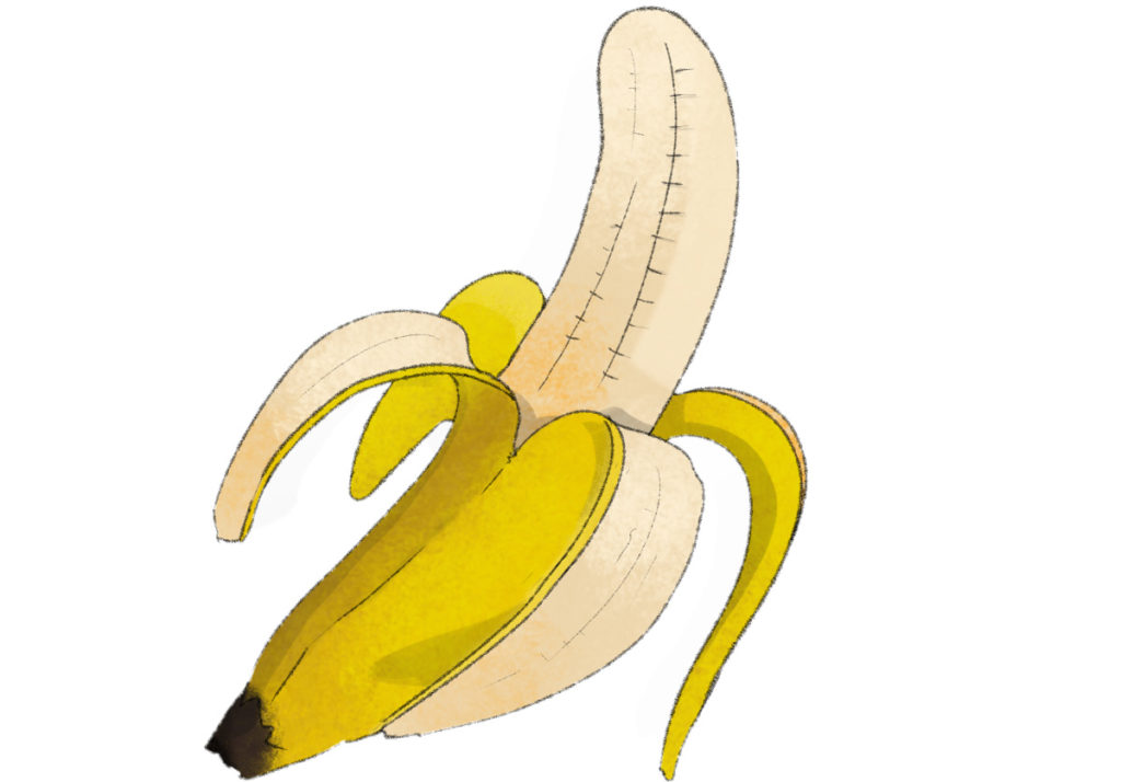 Illustration einer Banane