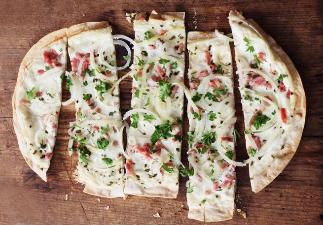 Flammkuchen Elsässer Art