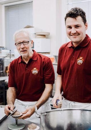 Georg Will in der Lebkuchenbackstube