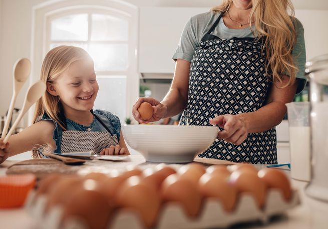 Backen mit Ei