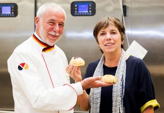 Michael Wippler im Gespräch mit der Reformationsbotschafterin Margot Käßmann