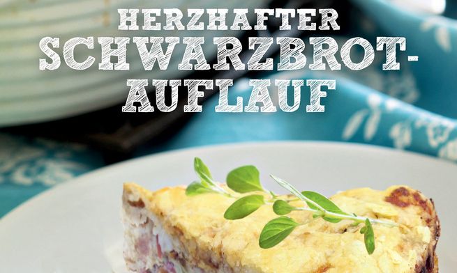 Schwarzbrot-Auflauf