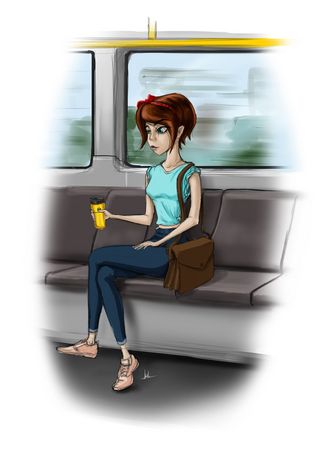 Mobiler Kaffeetrinker