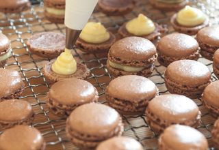 Macarons mit Vanillebuttercreme