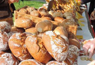 Brote auf dem Brotmarkt