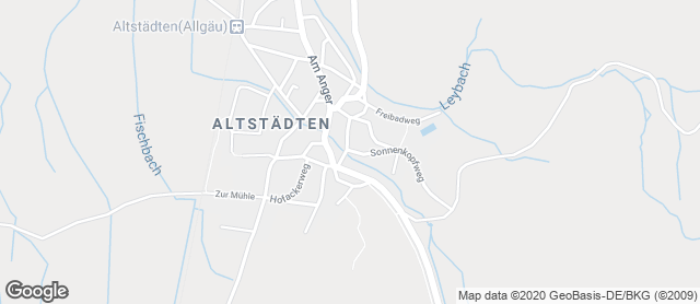 Karte mit Standort von Bäckerei Riedle