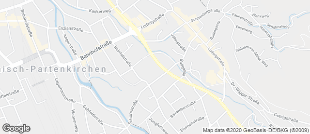 Karte mit Standort von Ihle Rewe Garmisch Partenkirchen