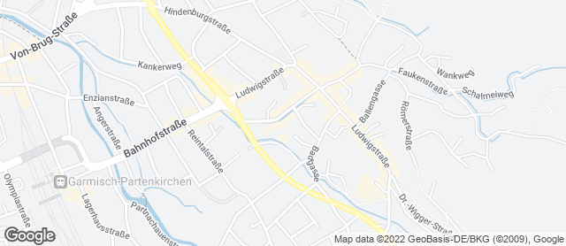 Karte mit Standort von Bäckerei Sand
