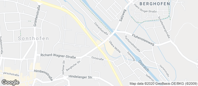 Karte mit Standort von Bäckerei Wirthensohn GmbH