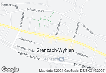 Karte mit Standort von Bäckerei Kunzelmann