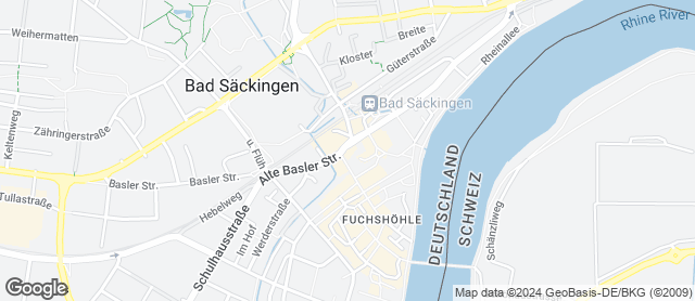 Karte mit Standort von Bäckerei Pfeiffer