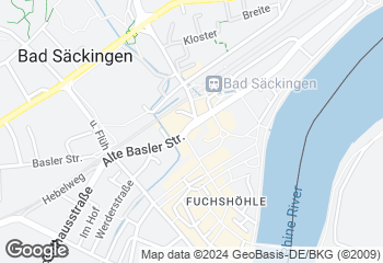 Karte mit Standort von Bäckerei Pfeiffer