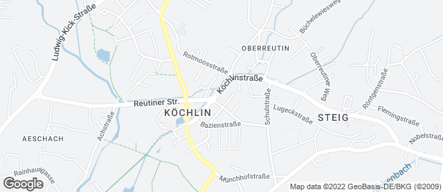Karte mit Standort von Fidelisbäck Lindau Reutin