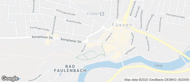 Karte mit Standort von Bäckerei Landbäckerei Sinz GmbH