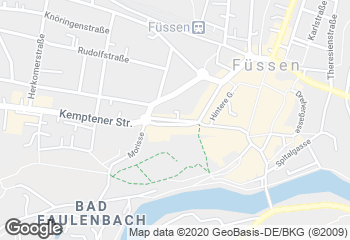 Karte mit Standort von Bäckerei Landbäckerei Sinz GmbH
