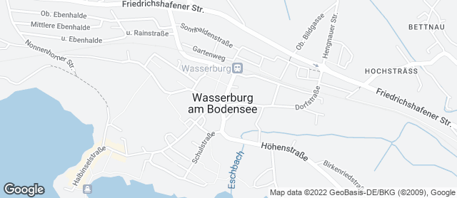 Karte mit Standort von Fidelisbäck Wasserburg