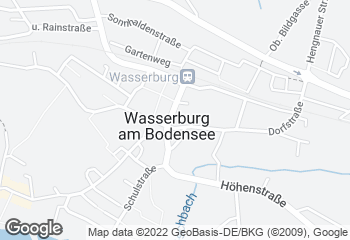 Karte mit Standort von Fidelisbäck Wasserburg