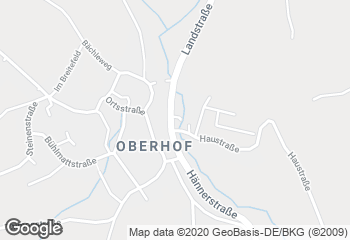 Karte mit Standort von Bäckerei Huber