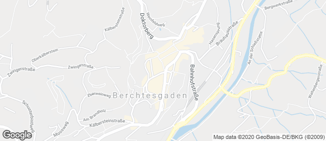 Karte mit Standort von Bäckerei Zechmeister Filiale Berchtesgaden