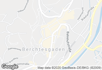 Karte mit Standort von Bäckerei Zechmeister Filiale Berchtesgaden