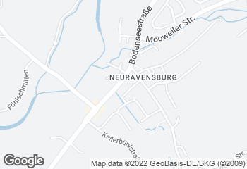 Karte mit Standort von Fidelisbäck Neuravensburg