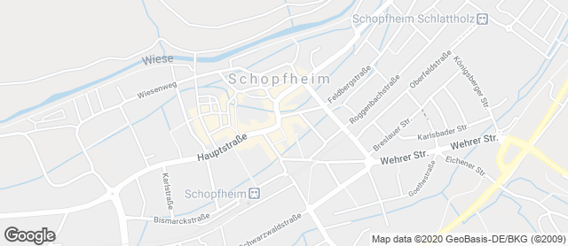 Karte mit Standort von Bäckerei u. Konditorei Adolph GmbH