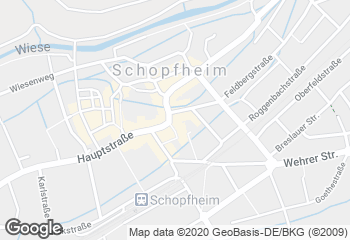 Karte mit Standort von Bäckerei u. Konditorei Adolph GmbH
