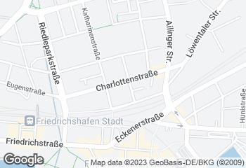 Karte mit Standort von Bäckerei Sauter OHG