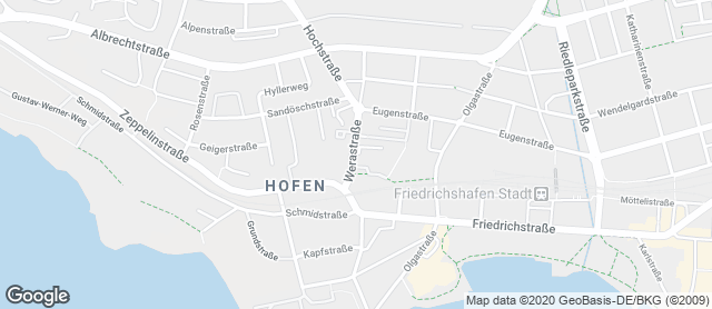 Karte mit Standort von Backstube Kloos