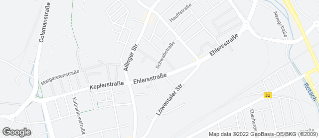 Karte mit Standort von Backstube Kloos -Schwabstrasse-