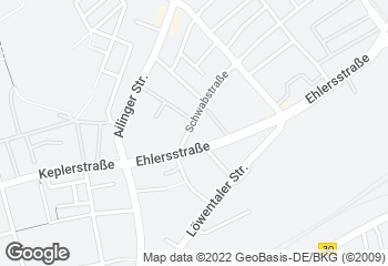 Karte mit Standort von Backstube Kloos -Schwabstrasse-