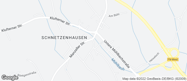 Karte mit Standort von Bäckerei-Konditorei Ulmer