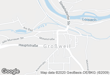 Karte mit Standort von Bäckerei Luidl GmbH