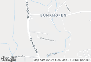 Karte mit Standort von Bäckerei Zellerbäck GmbH & Co. KG