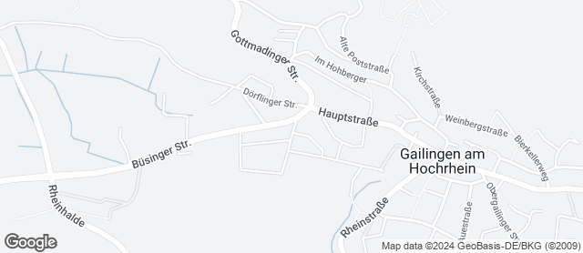 Karte mit Standort von Brotmanufaktur Stemke Gailingen