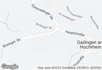 Karte mit Standort von Brotmanufaktur Stemke Gailingen