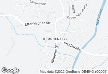 Karte mit Standort von Bäckerei-Konditorei Ulmer