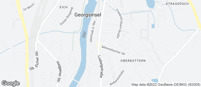 Karte mit Standort von Der Bäcker Mayer Einkehrstube St. Mang