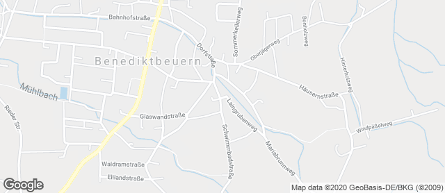 Karte mit Standort von Bäckerei Lugauer