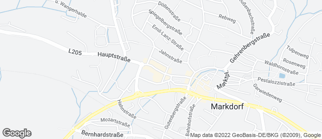 Karte mit Standort von Bäckerei Hamma GmbH & Co. KG