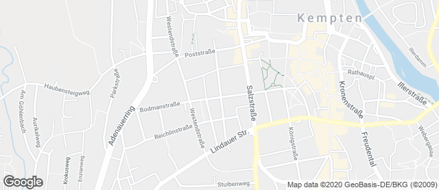 Karte mit Standort von Bäckerei Landbäckerei Sinz GmbH