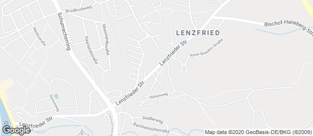 Karte mit Standort von Bäckerei Deibler
