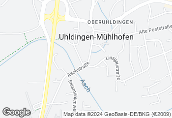 Karte mit Standort von Bäckerei Kränkel Bäckereifachgeschäft Aachstrasse 14