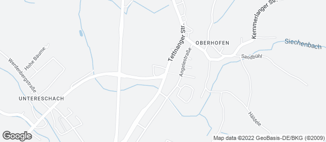 Karte mit Standort von Bäckerei Waggershauser