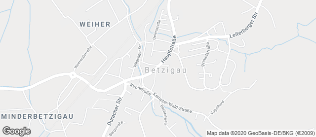Karte mit Standort von Bäckerei Reitberger GmbH