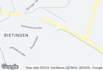 Karte mit Standort von Bäckerei Nestel