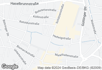 Karte mit Standort von Bäckerei Koch