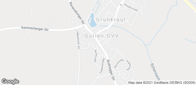 Karte mit Standort von Bäckerei Glahs