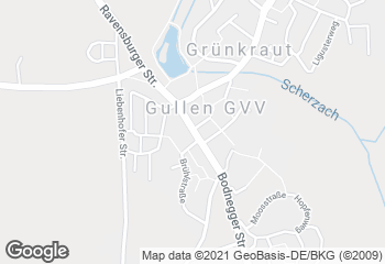 Karte mit Standort von Bäckerei Glahs